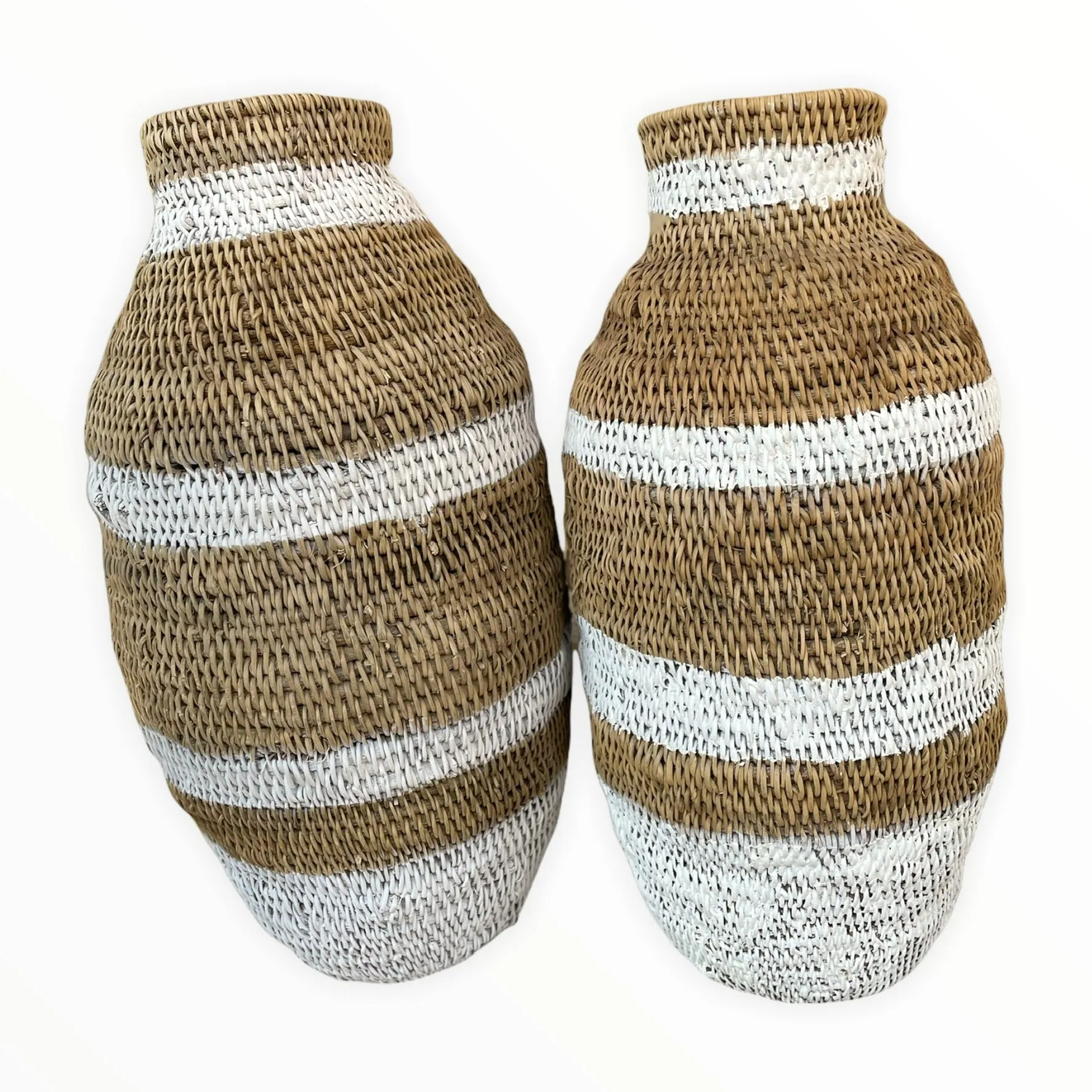 Buhera Baskets - White Stripe