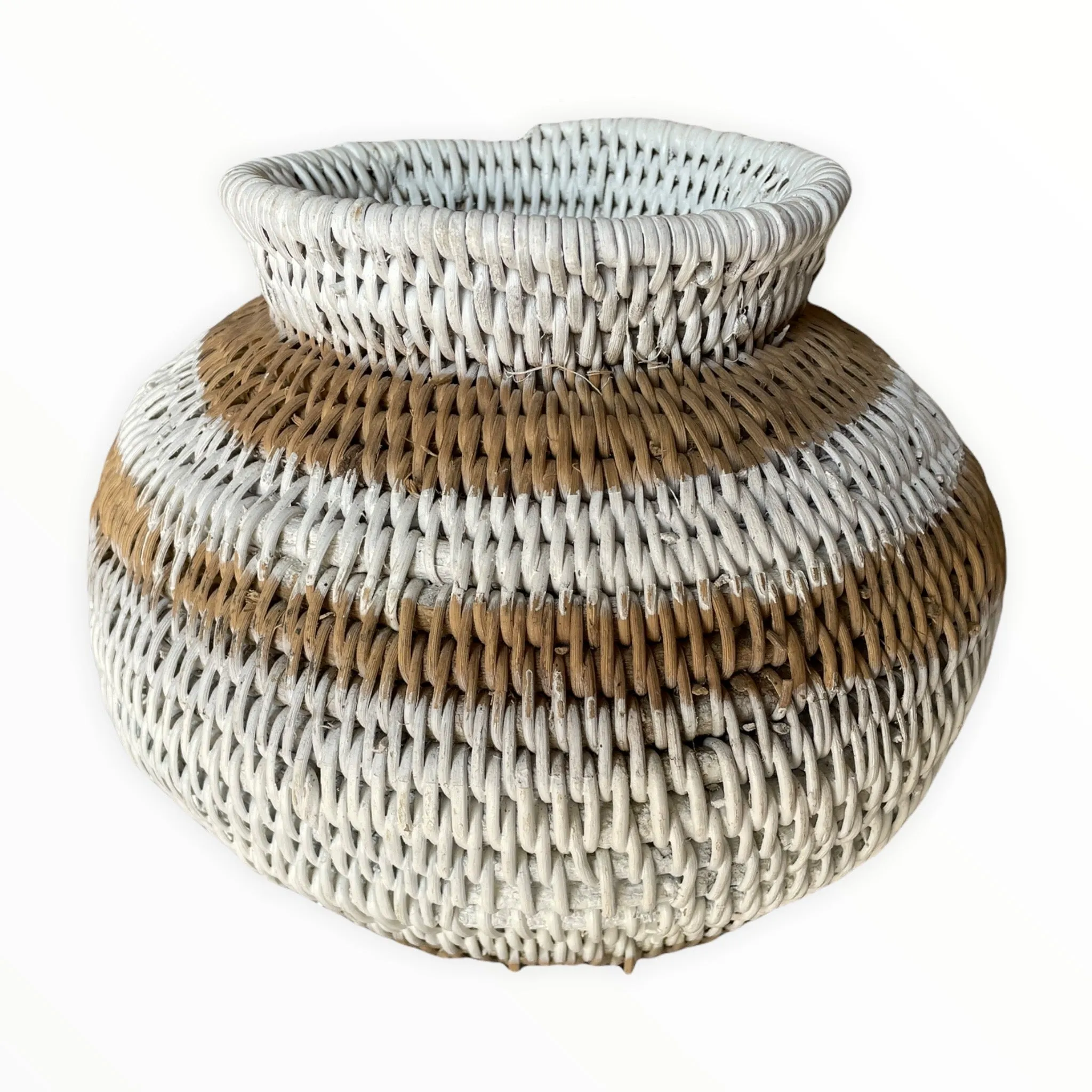 Buhera Baskets - White Stripe