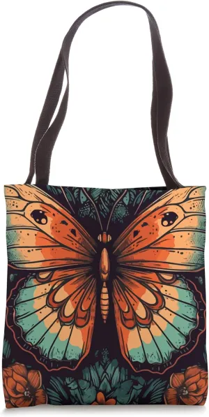 Butterfly Steampunk Vintage Fantasy Antique Rust Steampunk Tote Bag