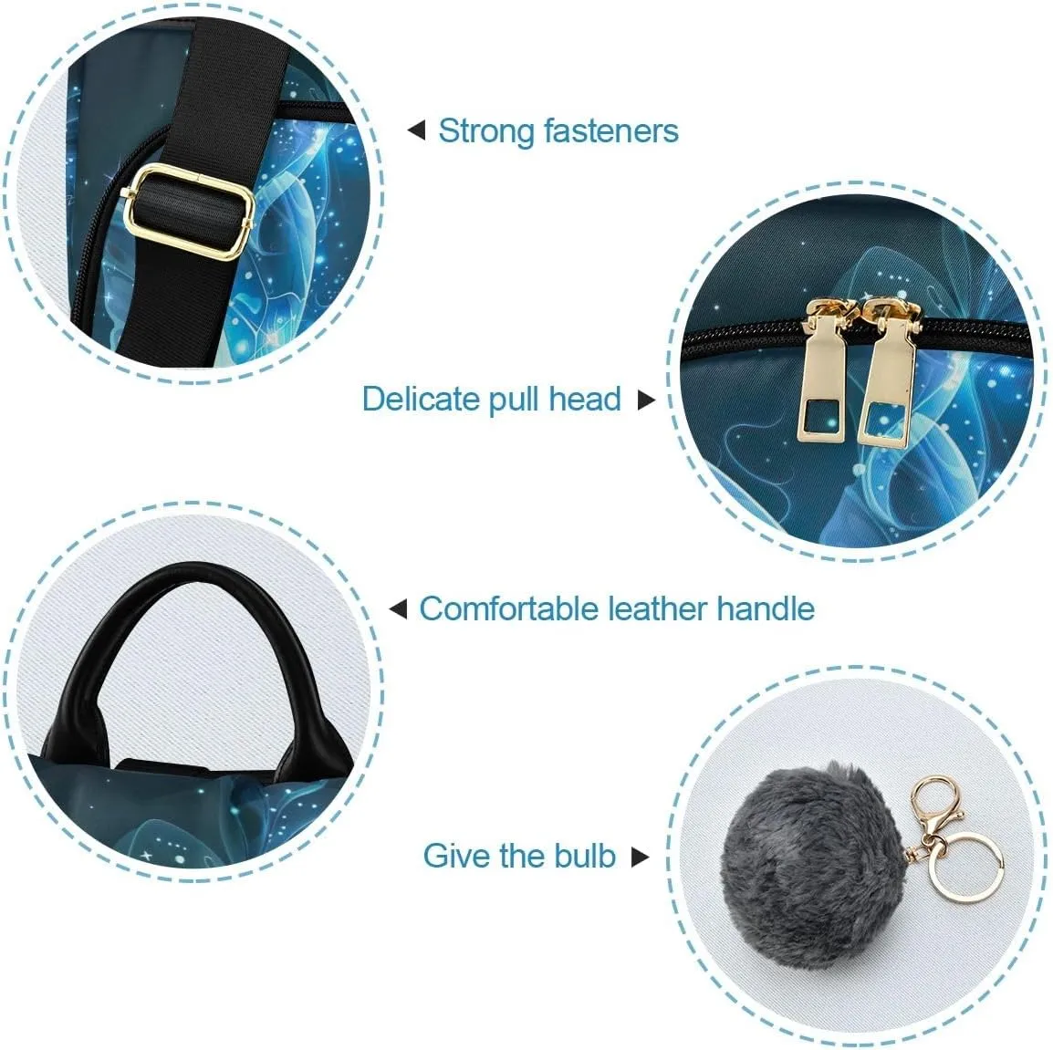 Butterfly Women Backpack Purse Anti Theft Travel Hiking Rucksack Pack