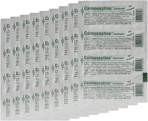 Calmoseptine Ointment Foil Packets 1/8 Oz 3.5G for Rashes and Irritated Skin (Pack of 36)
