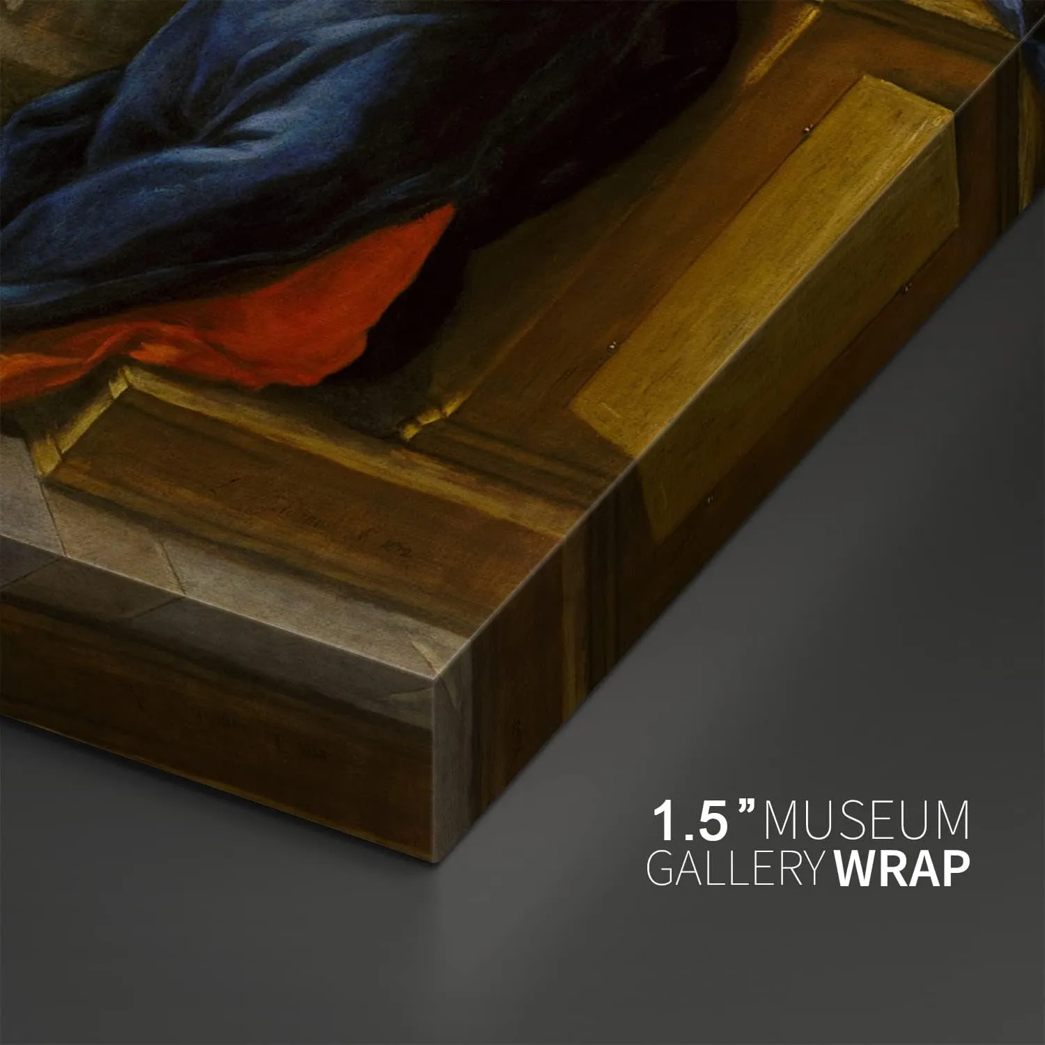 Canvas Print Wall Art - The Annunciation by Luca Giordano - 12x18 inches