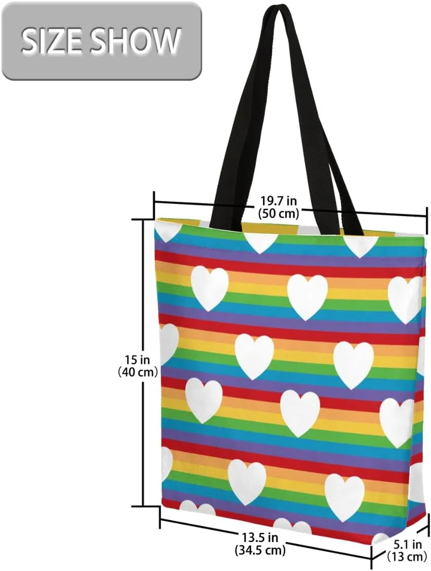 Canvas Tote Bag Large Women Casual Shoulder Bag Handbag Reusable Storage Shoulder Bag