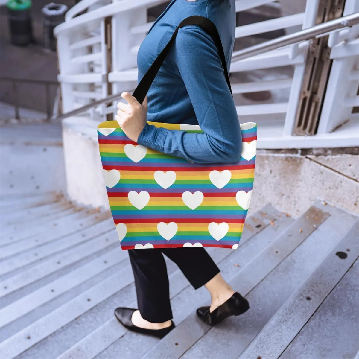 Canvas Tote Bag Large Women Casual Shoulder Bag Handbag Reusable Storage Shoulder Bag