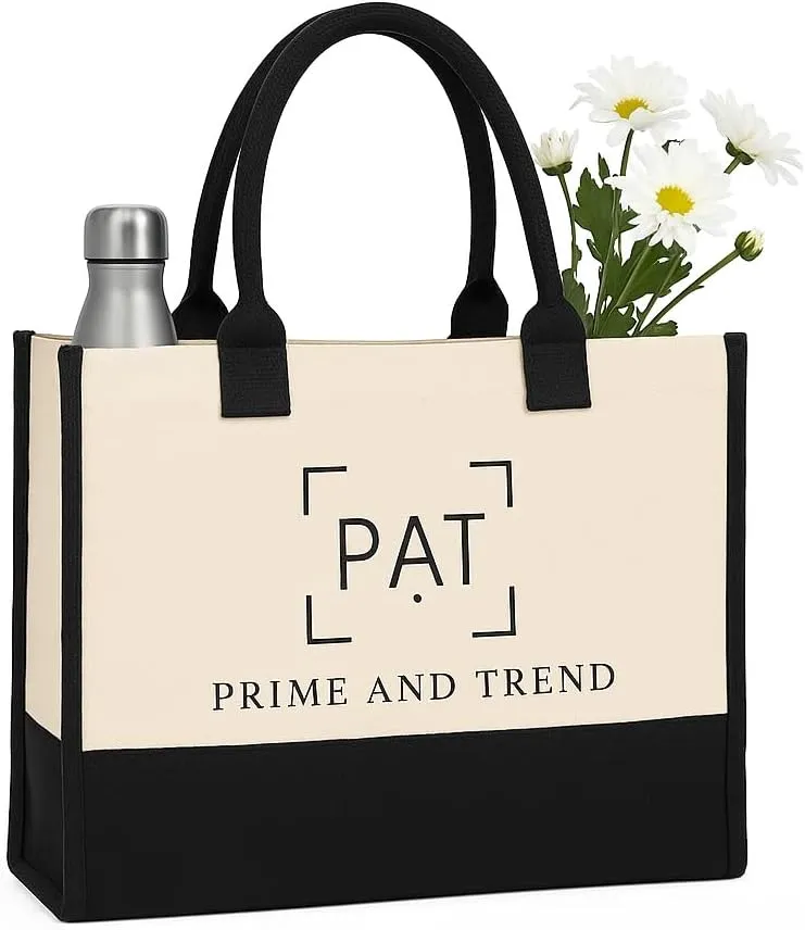 Canvas Tote Bag – Reusable Gift Bag for Women, Mom, Teachers, Bridesmaids | Perfect for Weddings, Birthdays, Beach, Holidays & More