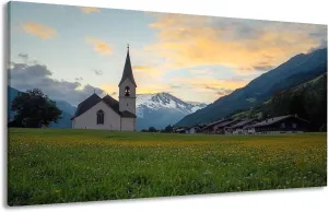 Canvas Wall Art Prints switzerland countryside scenery alpine rurals pictures Large Framed Wall Art Painting Artwork Poster Hanging Home Decor for Living Room Office Bathroom 30"x60"
