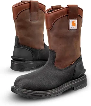 Carhartt Men's Ironwood Waterproof 11" Soft Toe Wellington Work Boots