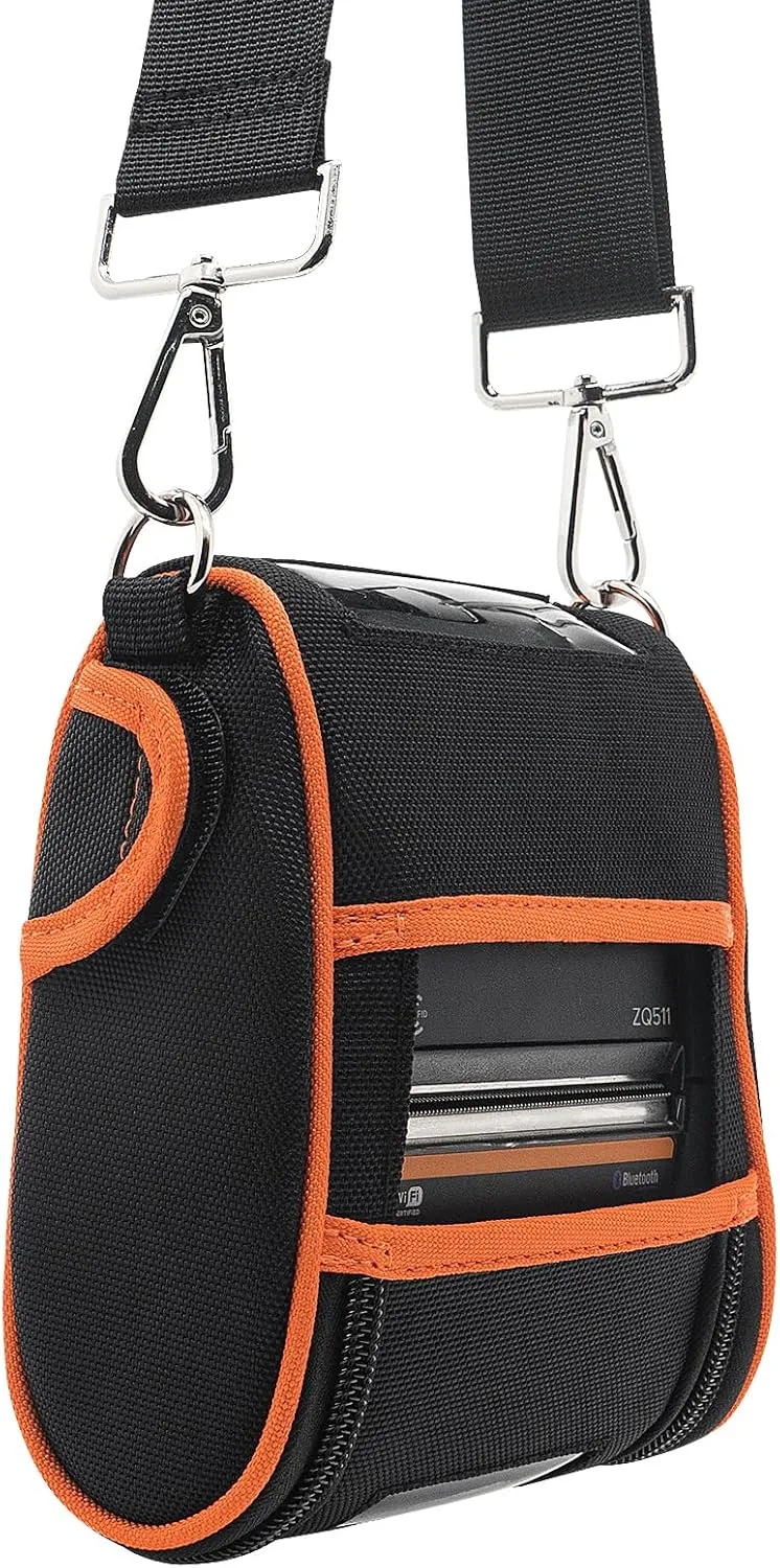 Carrying Case for Zebra ZQ510 ZQ511 Printer, Shoulder Belt Holster for ZQ510 ZQ511 Label Printer