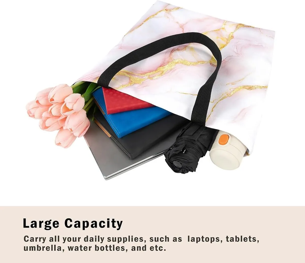 Castle Fairy Bowknot Tote Bag Aesthetic for Women Girls,Cute Ballet Reusable Grocery Handbag