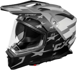 Castle X CX200 Liberty Dual Sport Helmet in Matte Charcoal, Size X-Large