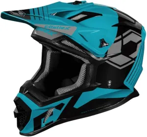 Castle X CX200 Sector Moto Helmet (Turquoise - 2X-Large)