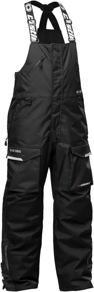 Castle X Men's West Shore Ice Fishing Insulated Bib (Black - Small)