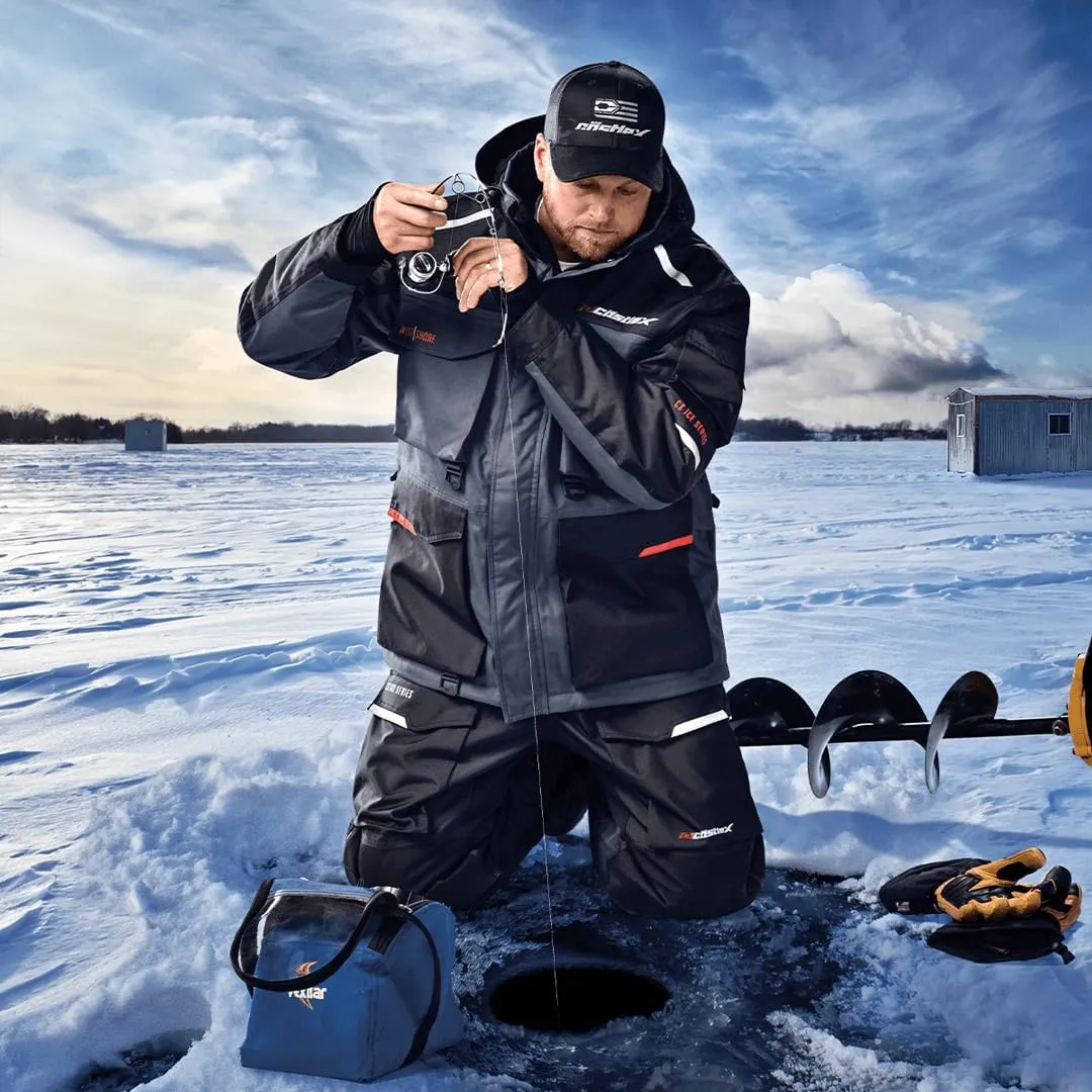 Castle X Men's West Shore Ice Fishing Insulated Bib (Black - Small)