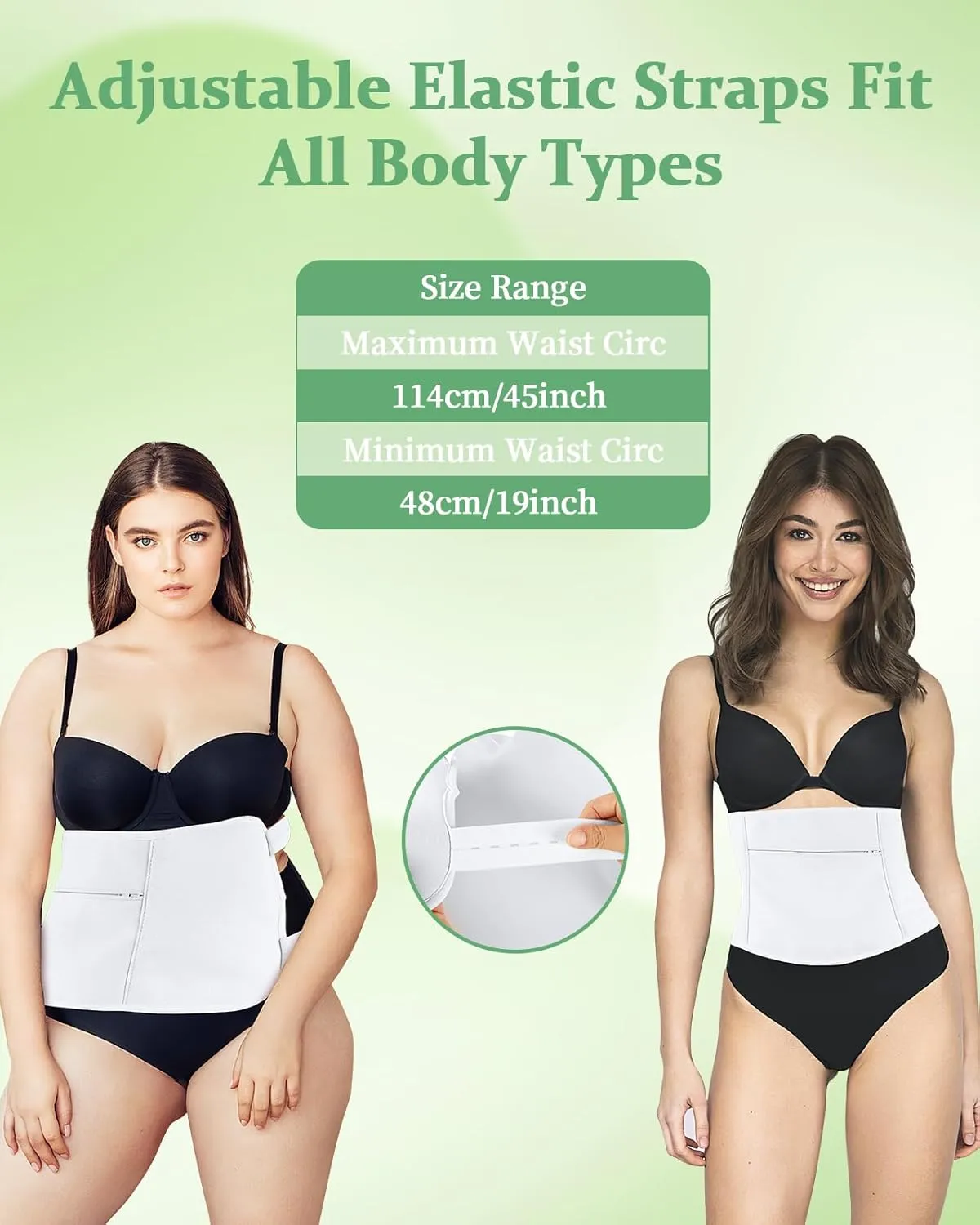 Castor Oil Pack Wrap, 9 Pcs Reusable Organic Castor Oil Pack Kit for Neck Chest Waist Back Knee and Feet, Adjustable Elastic Straps Castor Oil Compress Pads, Machine Washable Anti Oil Leak