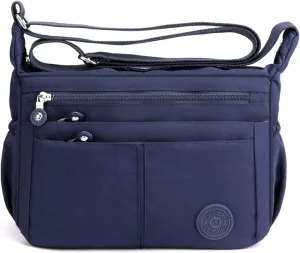 Casual Shoulder Bag Women Satchel Waterproof Nylon for Sport Work Shop