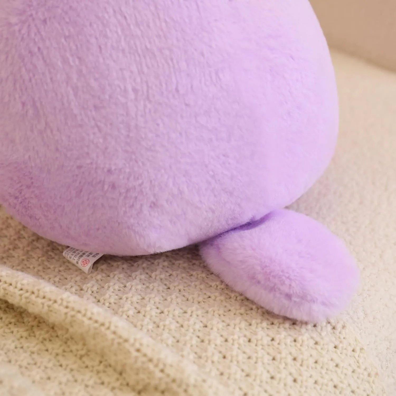 Cat Plush Pillow Cute Cat Stuffed Animals Soft Kawaii Plushies Toy for Girls Boys, Purple, 10 Inch