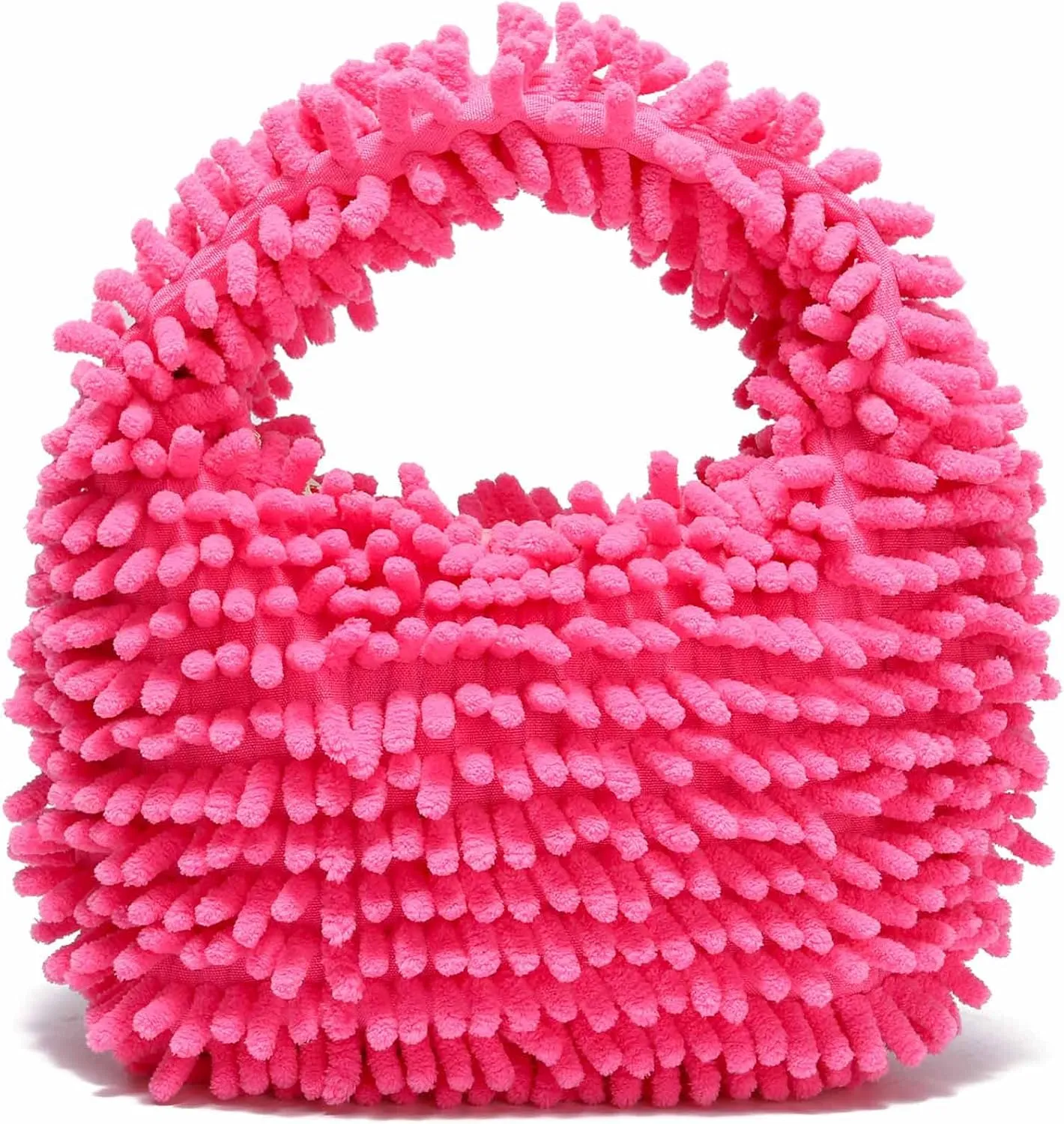 CATMICOO Y2K Fuzzy Purse, Fluffy Tote Bag, Cute Plush Purse for Women