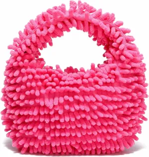 CATMICOO Y2K Fuzzy Purse, Fluffy Tote Bag, Cute Plush Purse for Women