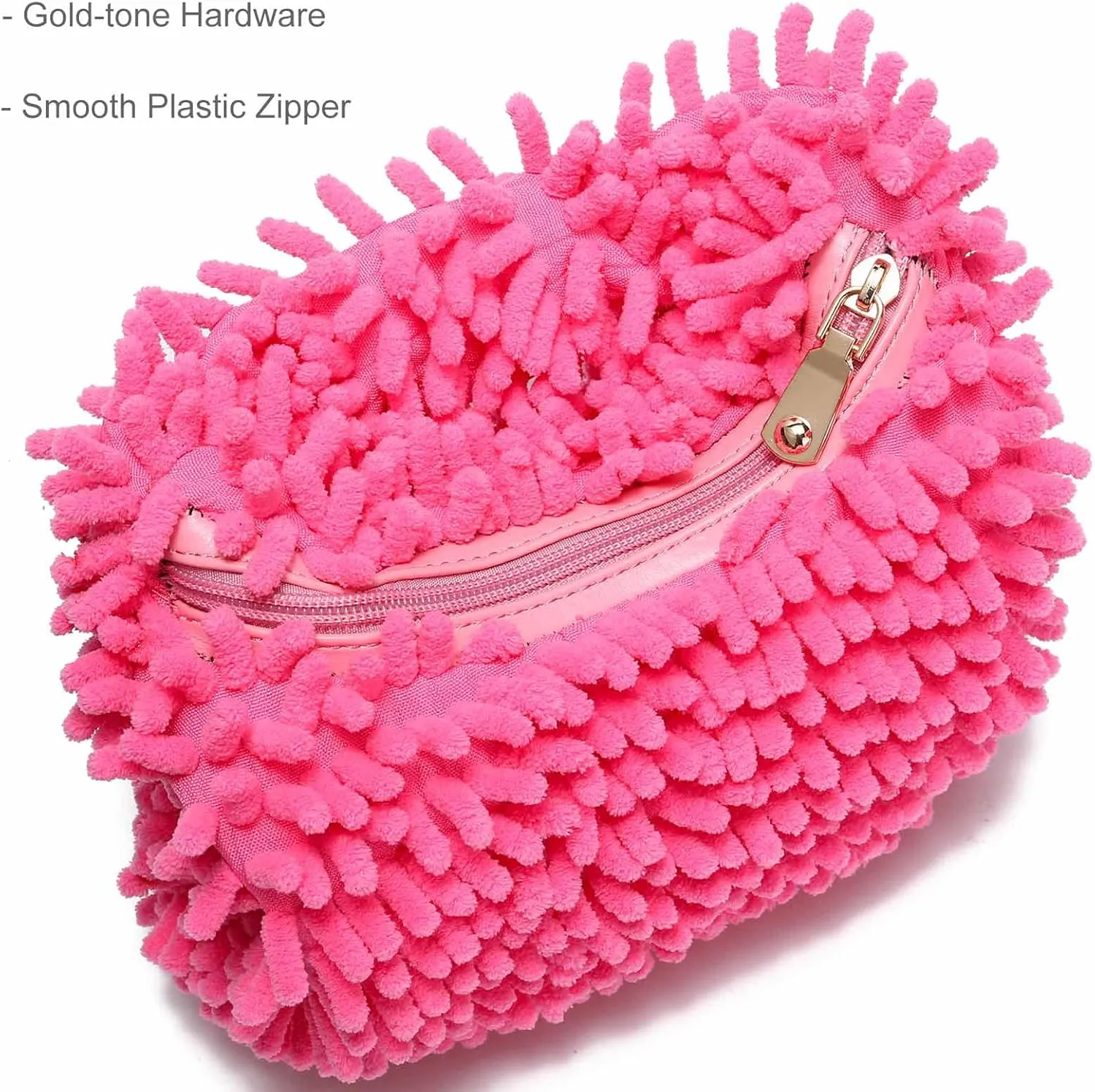 CATMICOO Y2K Fuzzy Purse, Fluffy Tote Bag, Cute Plush Purse for Women