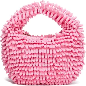 CATMICOO Y2K Fuzzy Purse, Fluffy Tote Bag, Cute Plush Purse for Women