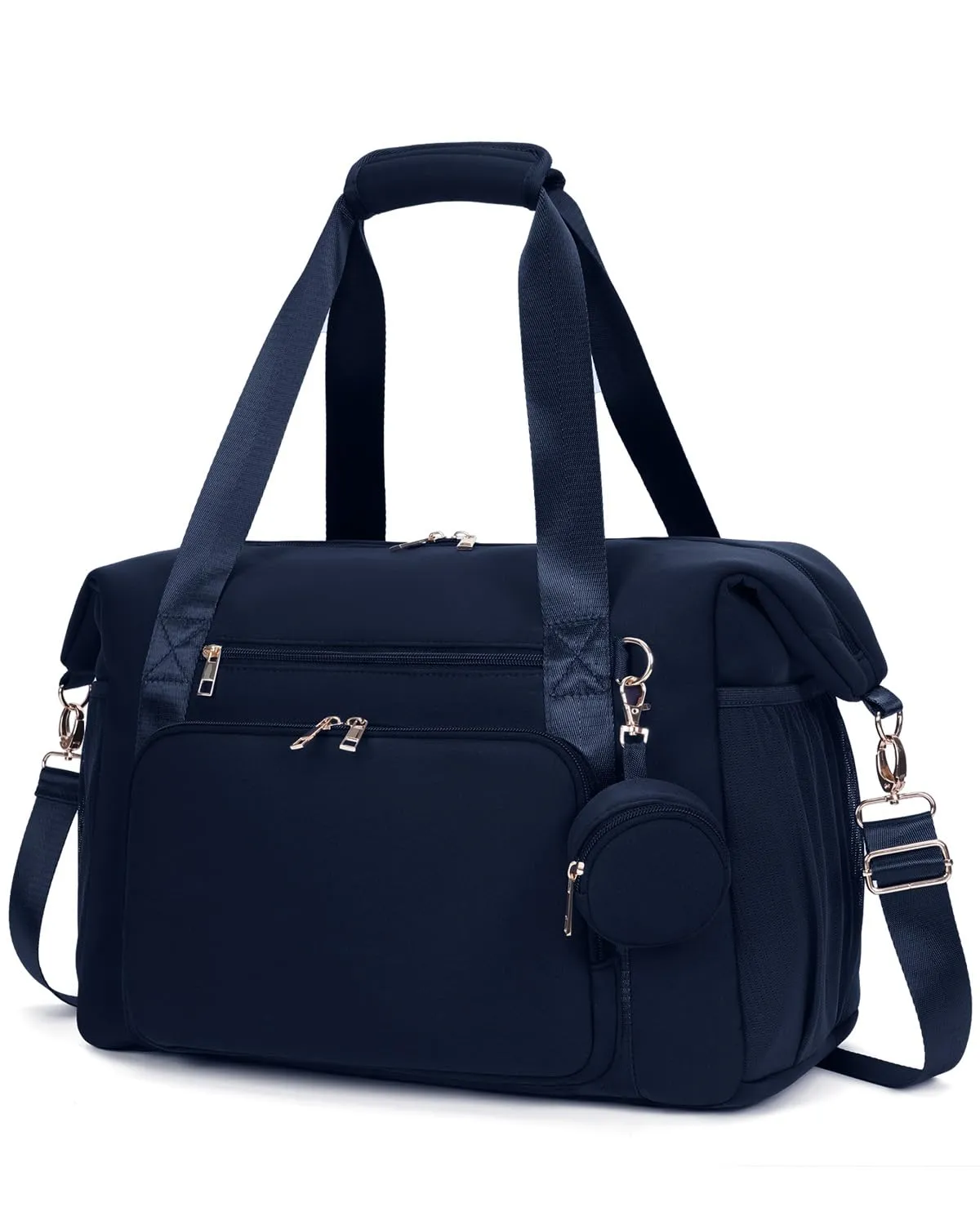 CEI-CEI Diaper Bag Tote Neoprene Waterproof Large Travel Baby Bags for Mom and Dad with Pacifier Case and Changing Pad Maternity Hospital Totes with Stroller Strap (Blue)