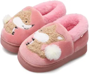 Centipede Demon Plush Warm Slippers for Girls Boys Kids Toddlers Winter Fur Lined Indoor House Home Shoes
