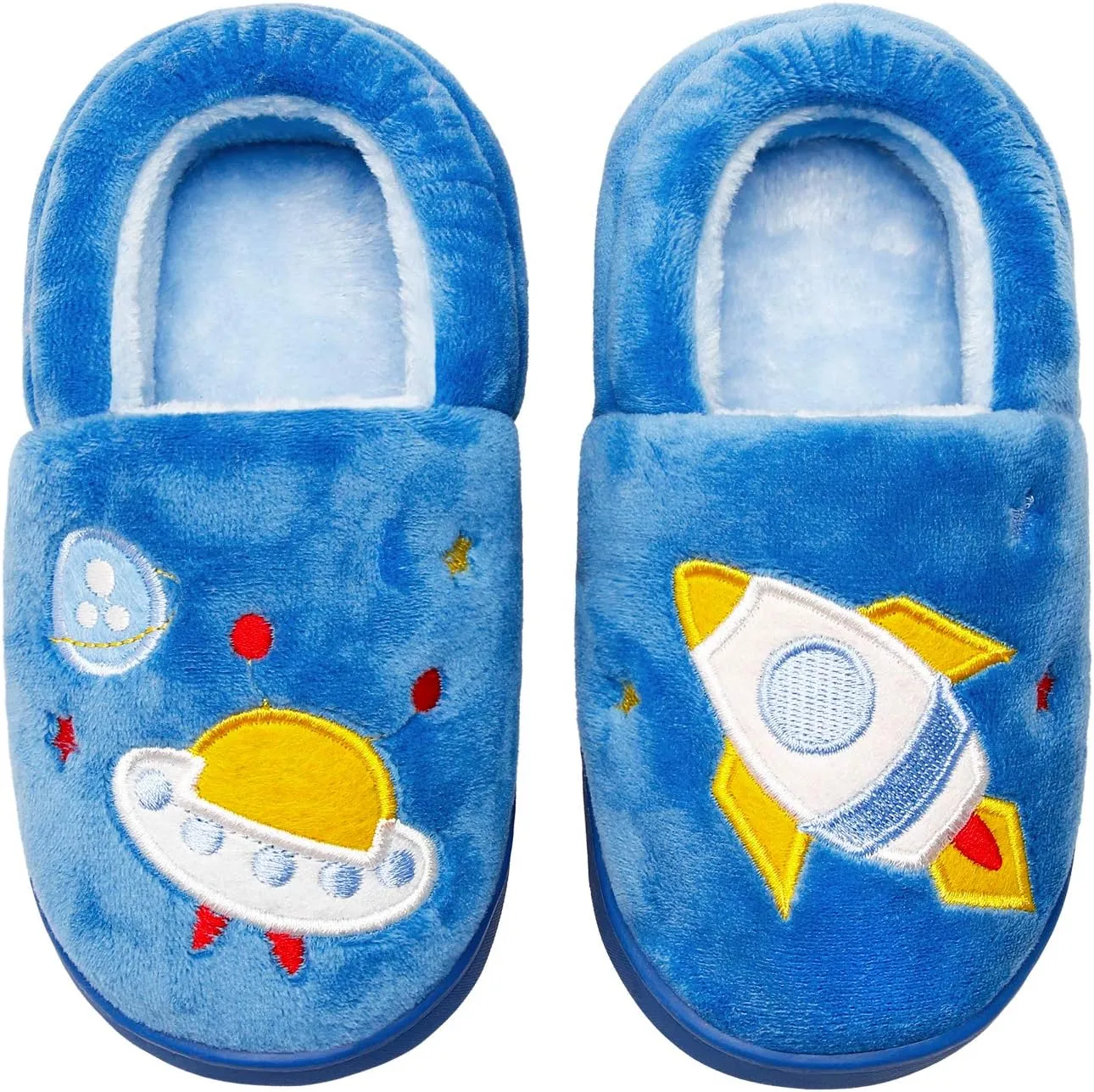 Centipede Demon Plush Warm Slippers for Girls Boys Kids Toddlers Winter Fur Lined Indoor House Home Shoes