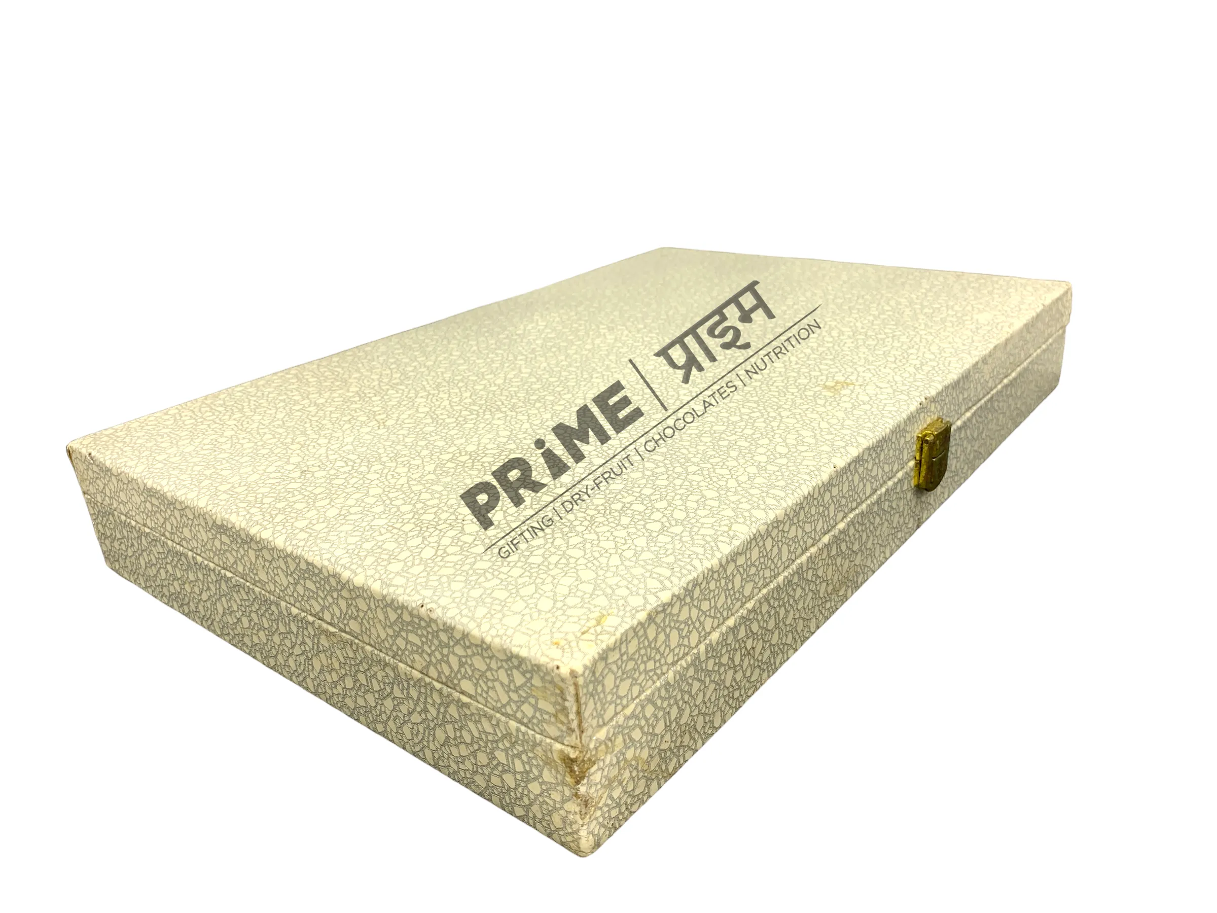 Cherish Wooden Box Rectangle (38x26x6cm) Texture Feel With 6 Partition useful Dryfruit Gifting, Weddings, Festive, Corporate