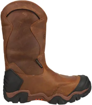 Chippewa Men's Cross Terrain Waterproof Western Work Boot Nano Composite Toe Brown 11 D