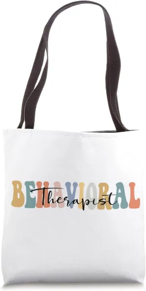 Christmas Behavior Specialist Analysis ABA Therapy Therapist Tote Bag