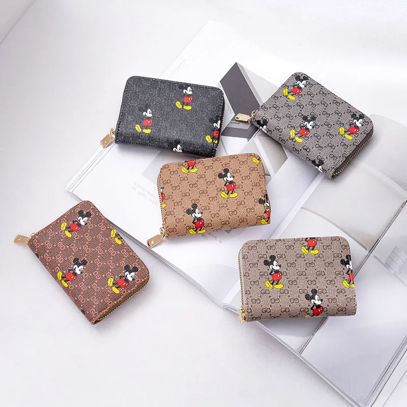 Clamp Swiping Certificate Male Short Large Card Holder