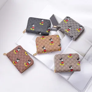 Clamp Swiping Certificate Male Short Large Card Holder