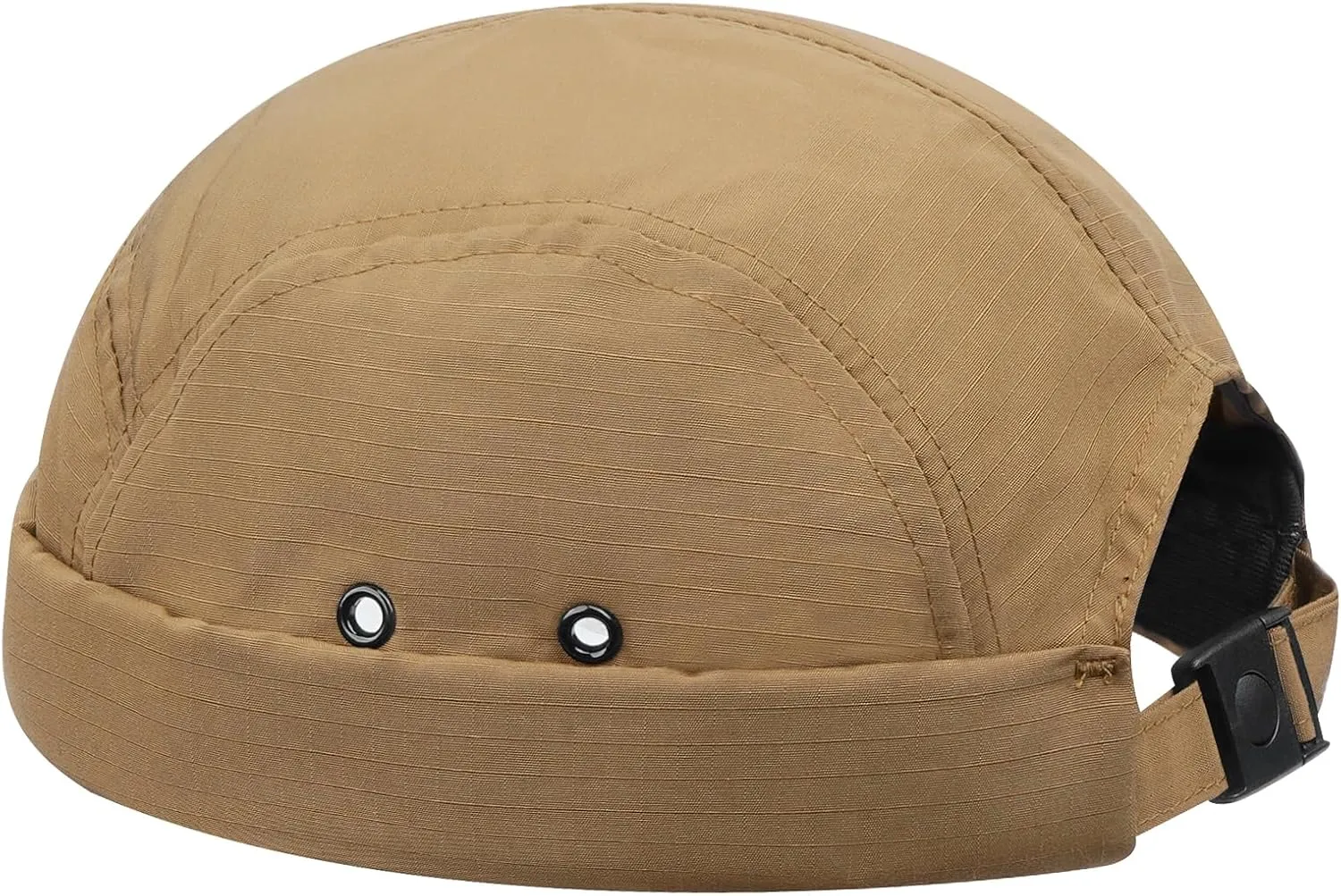 CLAPE Brimless Cap for Men Lightweight Breathable Nylon 5 Panel Docker Cap Waterproof No Visor Worker Rolled Cuff Leon Hat