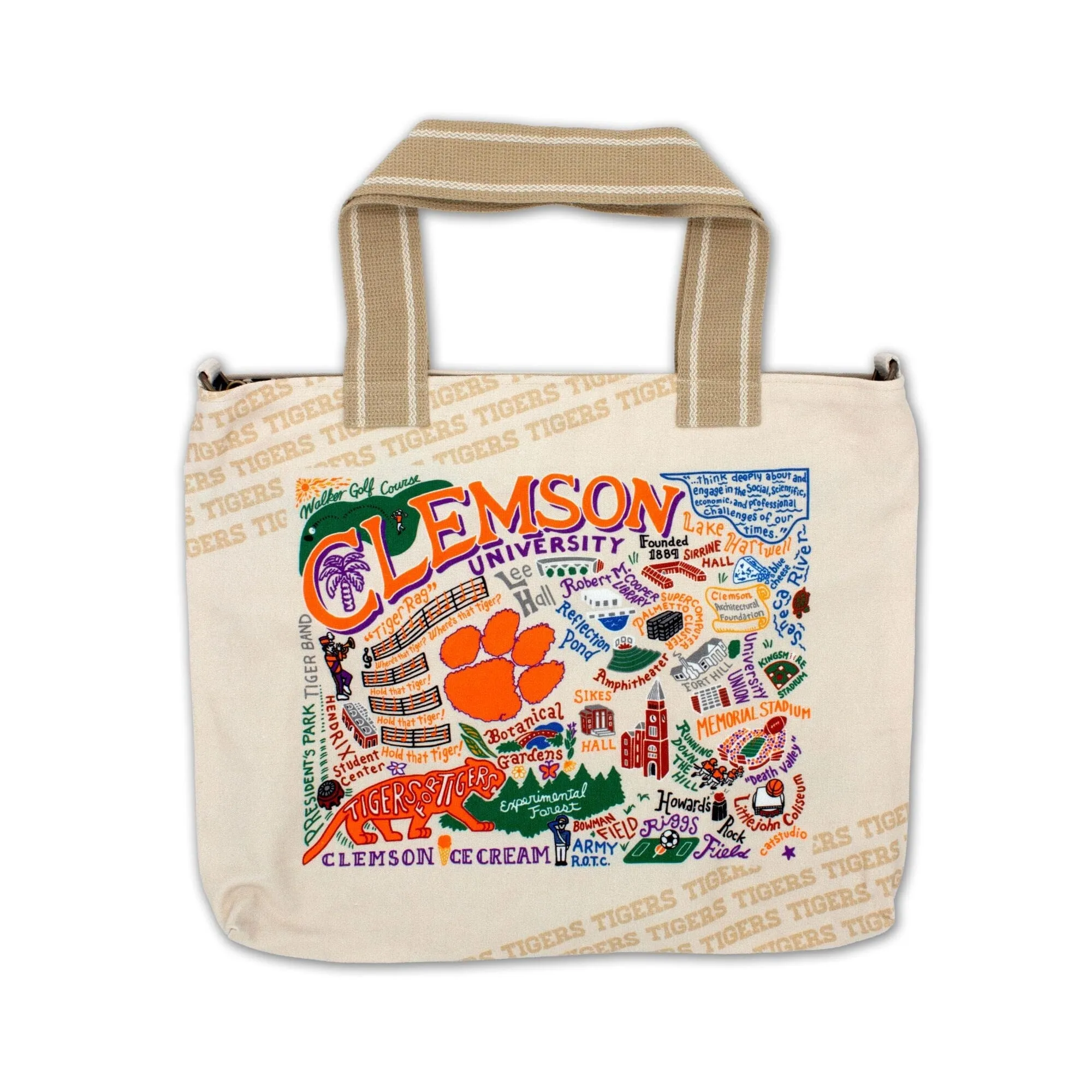 Clemson University Collegiate Tote Bag