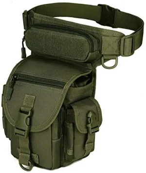 Climbing Bags | Waterproof Nylon Tactical Drop Leg Bag Molle System Hunting Tool Waist Pack Belt Thigh Pouch Men Women Military Equipment（6 Colors Optional）