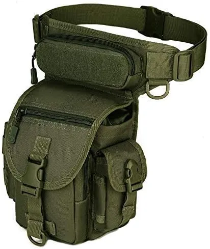 Climbing Bags | Waterproof Nylon Tactical Drop Leg Bag Molle System Hunting Tool Waist Pack Belt Thigh Pouch Men Women Military Equipment（6 Colors Optional）