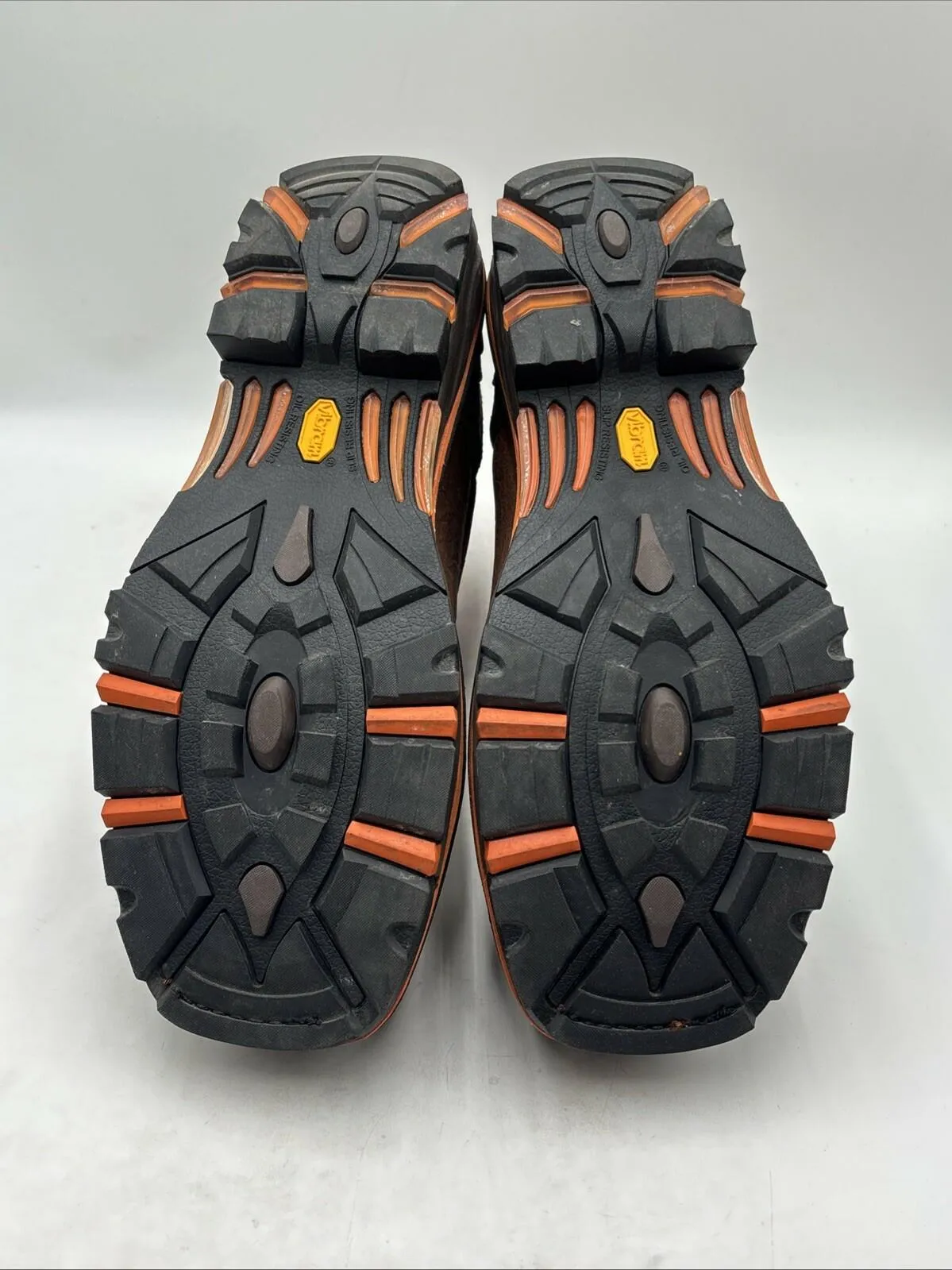 Cody James Men's Decimator Waterproof Western Work Boots Orange/Brown Size 13D - Very Good