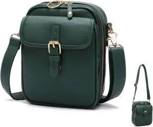 Collaborate Crossbody Leather Bag, Urvashi Crossbody Leather Bag Shoulder Bag, Adjustable Shoulder Strap