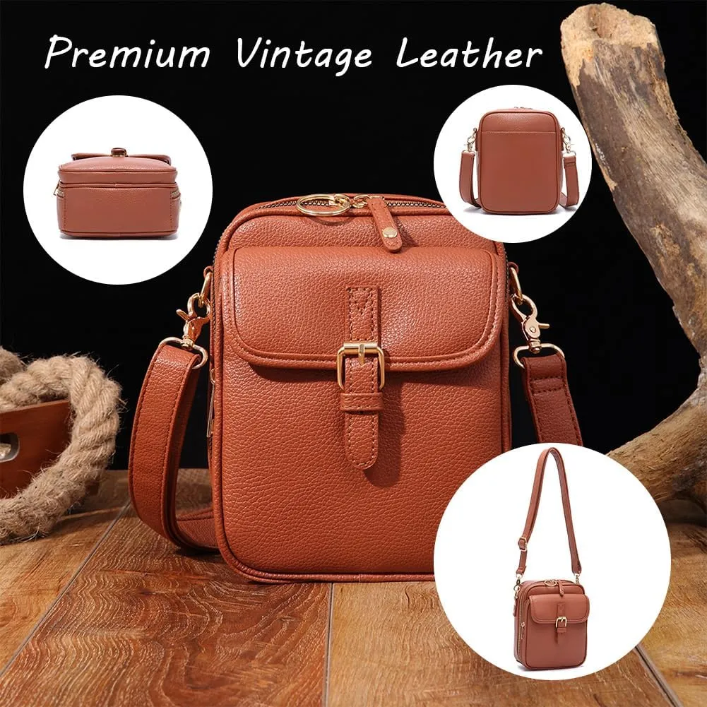Collaboraten1 Crossbody Leather Bag, Collaborateam Urvashi Tojoyride Collaboration, Anti Theft, 10 Card Slots