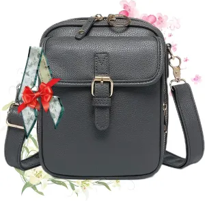 Collaboraten1 Crossbody Leather Bag, Urvash Crossbody Anti Theft Leather Bag for Women Travel