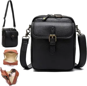 Collaboraten1 Crossbody Leather Bag, Urvashi Collaborateam Tojoyride Anti Theft Purse Bag with Built in Wallet for Women