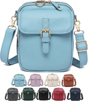 Collaboraten1 Crossbody Leather Bag, Urvashi Collaborateam Tojoyride Anti Theft Purse Bag with Built in Wallet for Women