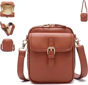 Collaboraten1 Crossbody Leather Bag, Urvashi Crossbody Bag, Urvashi Crossbody Leather Bag for Women, Doble Capa