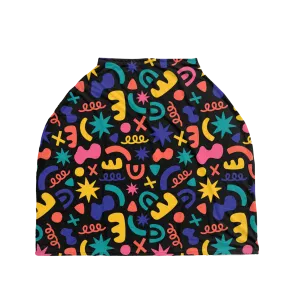 Colorful Chaos Nursing Cover