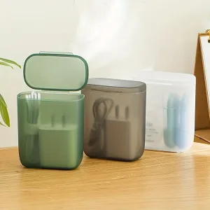 Compact Cable Organizer Box – Multi-Compartment Storage
