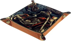 Cool Motorcycle Stacking Jewelry Organizer Trays, Desk Drawer Earring Tray for Women and Girls, Small Jewelry Storage Tray