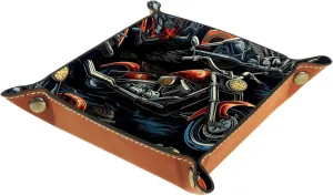Cool Motorcycle Stacking Jewelry Organizer Trays, Small Desk Drawer Earring Tray, Perfect for Women and Girls