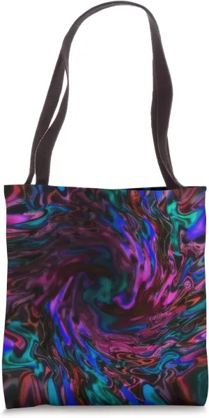 Cool Retro Artist Designed Unique Dark and Dramatic Tote Bag