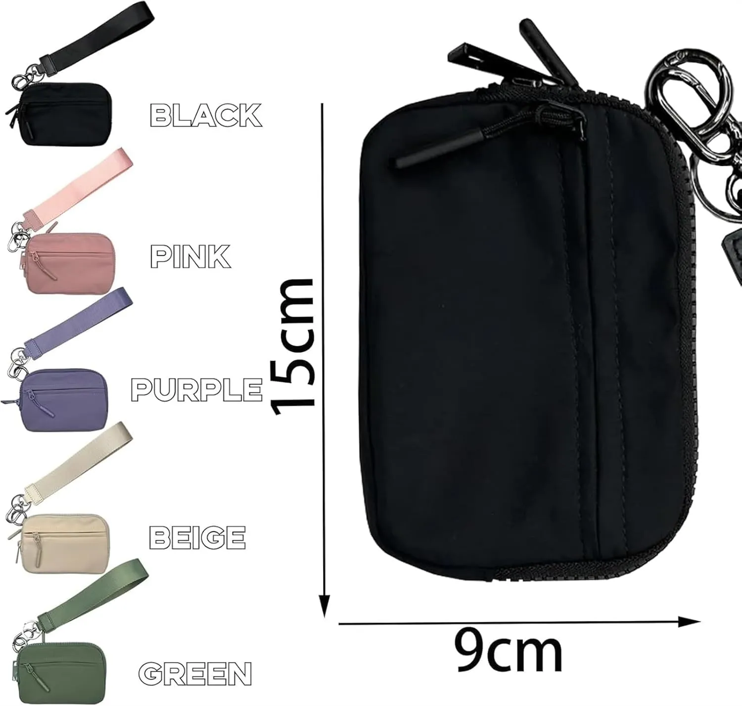 Corelration The Wallet 2nd Gen, Corelation Wallet, Wristlet Nylon Wallets For Women, Waterproof Nylon Material (Green)