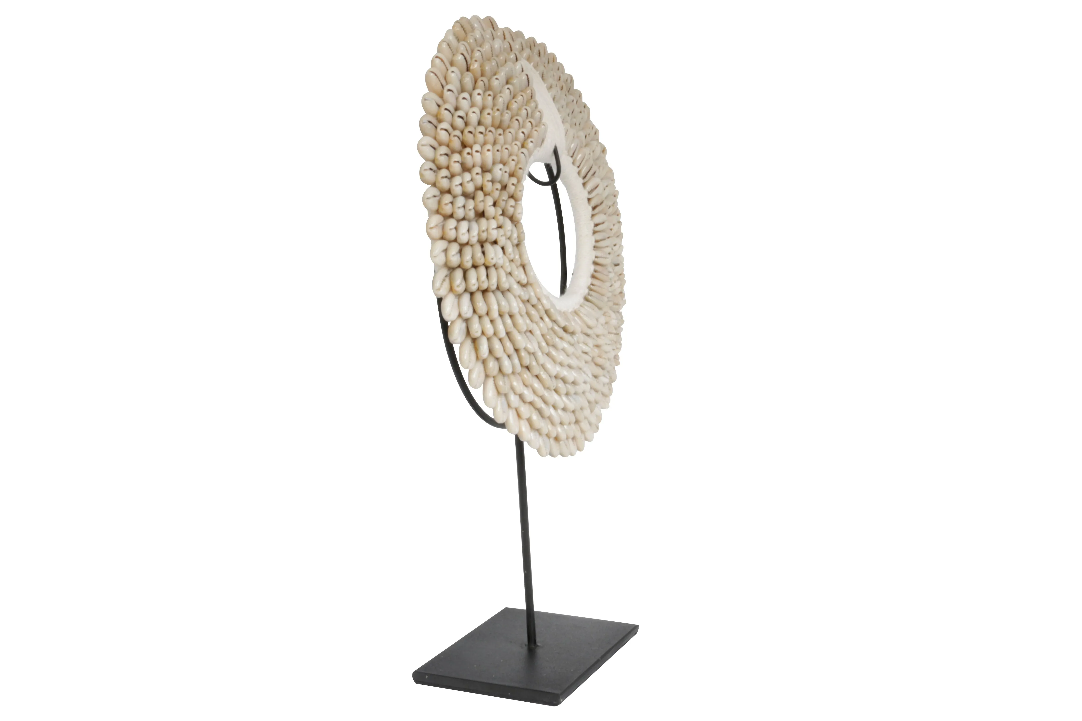 Cowrie Shell Necklace & Stand Sculpture